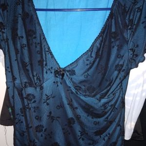 Floral print crop top